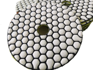 4-inch dry diamond polishing pad for granite, designed for a high-gloss finish.