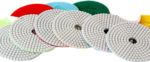 4-inch diamond polishing pads for quartz surfaces and stone restoration.