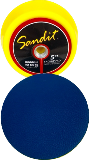 5-inch vinyl sandit back pad for enhanced comfort and support.