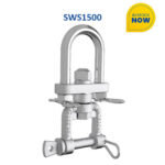 Abaco swivel shackle for secure rigging and marine applications.