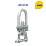 Abaco swivel shackle SWS2500 for secure rigging and lifting applications.