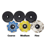 4-inch diamond resin cup wheel for precise grinding and polishing.