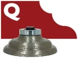 High-quality diamond router bit for cove and ogee edges in granite and quartz.