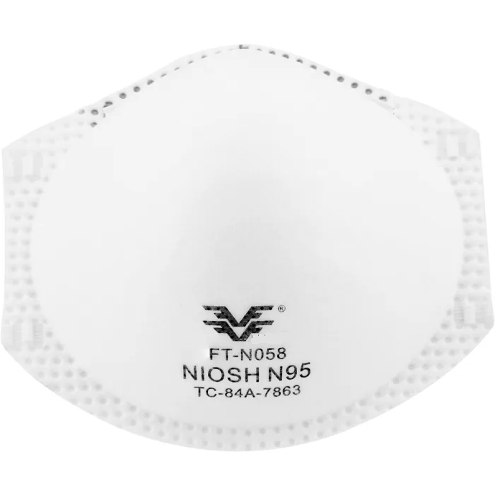 N95 dust mask respirator for effective protection against dust and airborne particles.