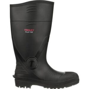 Tingley Pilot G2 rubber PVC knee boots for waterproof protection and comfort.