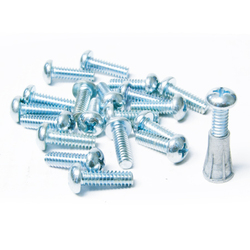 Screws and anchors for secure fastening in construction and home improvement projects.