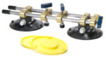 Seam setter tool for granite, designed for precise installation of Omni Cubed surfaces.