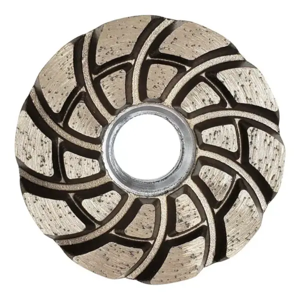 Turbo diamond cup wheel for efficient grinding, 2-inch size, ideal for various materials.