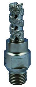 Vacuum brazed finger bit for efficient drilling and cutting applications.