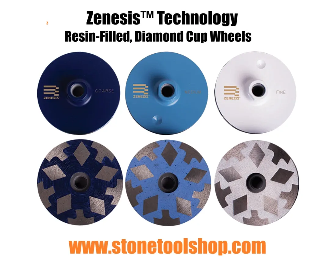 Zenesis_4__Resin_Filled_Cup_Wheel for marble granite quartz