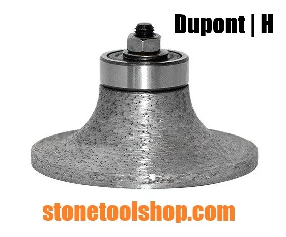 diamond router bit dupont h profile for marble granite quartz